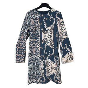 Nanette Lepore Long Sleeve Shift Dress Size 12